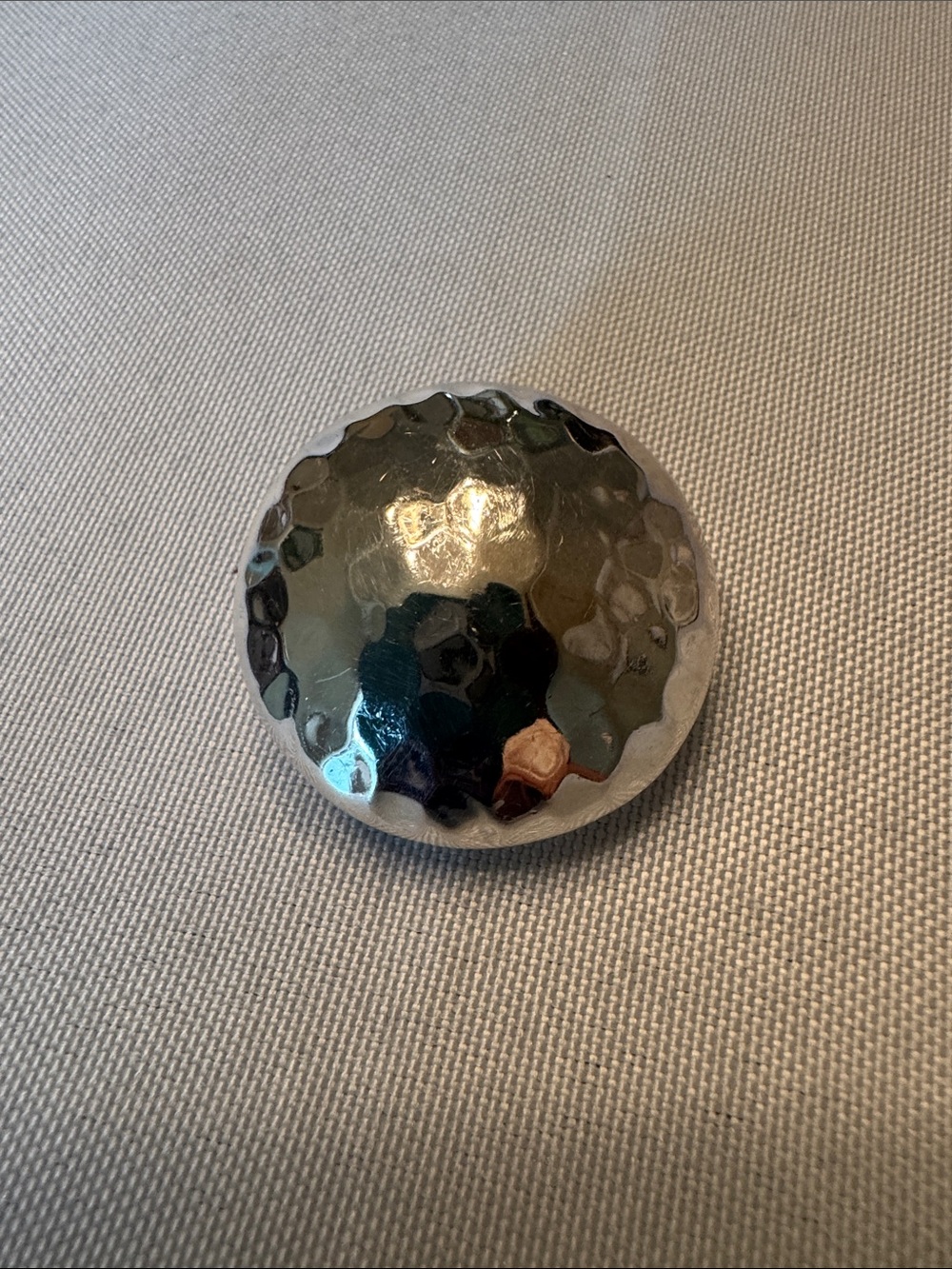 Silpada Hammered Metal Round Decorative pendent Sterling 925